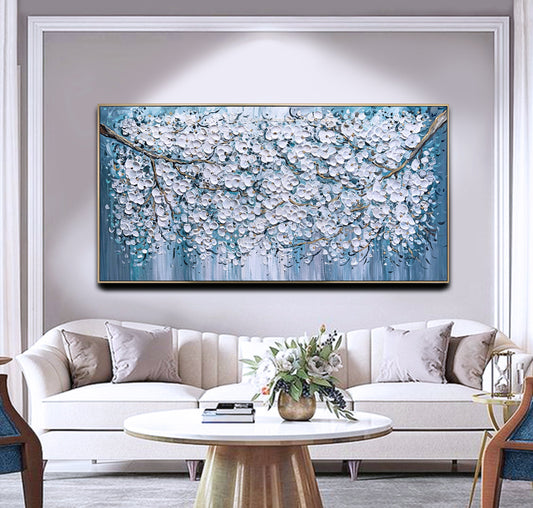 Blue Sakura Branches