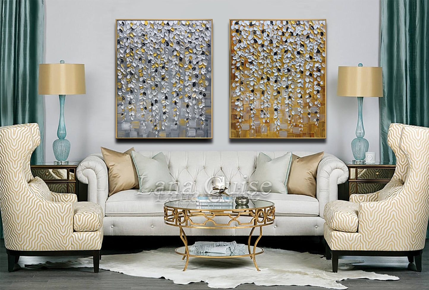 Gold Silver Cascade