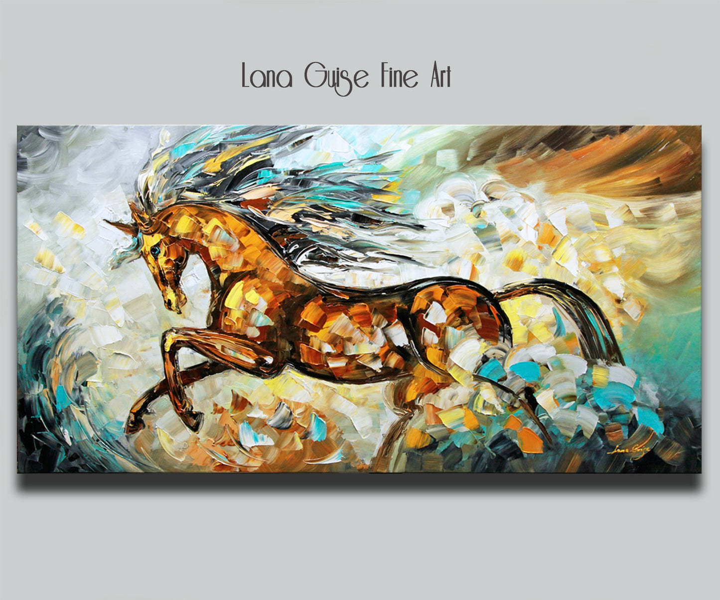 Large Running Horse