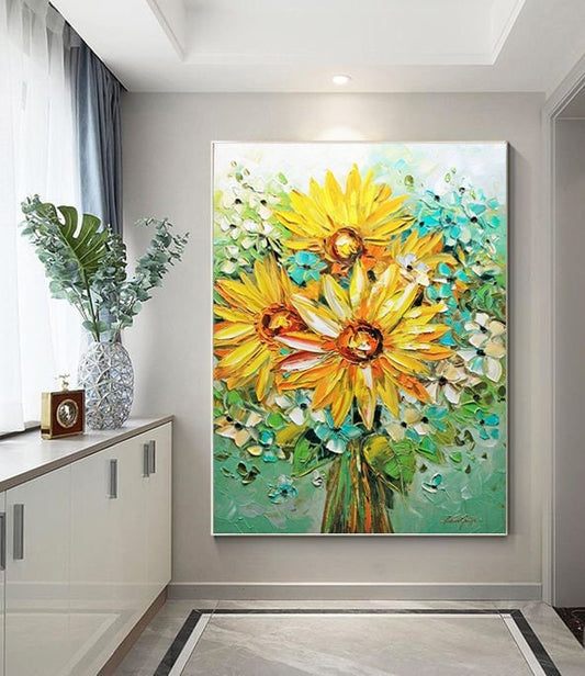 Discover the Beauty of High Quality Sunflower Paintings