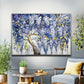 Blue Wisteria Tree Posta