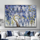 Blue Wisteria Tree Posta