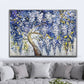 Blue Wisteria Tree Posta