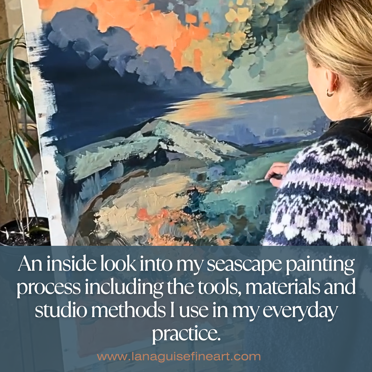 Breaking Dawn – Step-by-Step Seascape Painting Guide