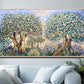 Lavender and Olive Trees