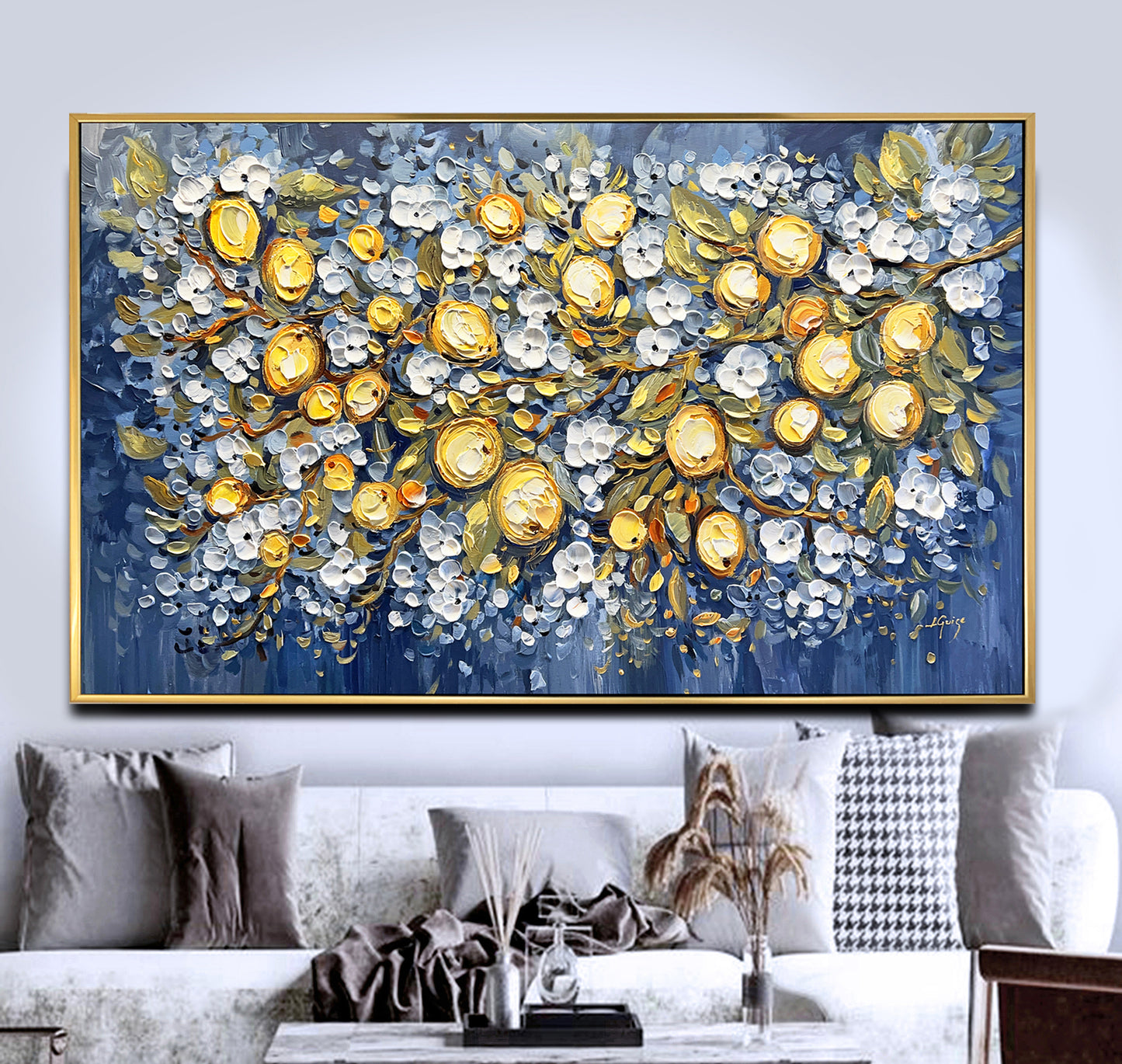 Lemon Branches in Bloom