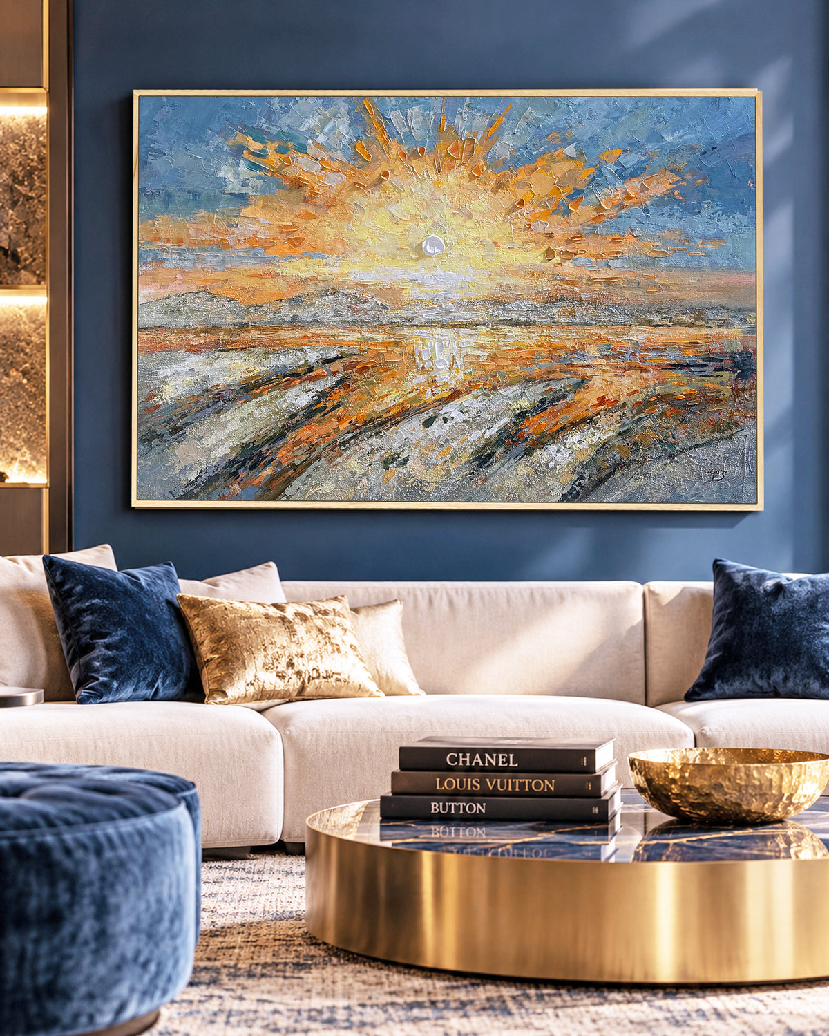Radiant Gold Sunset