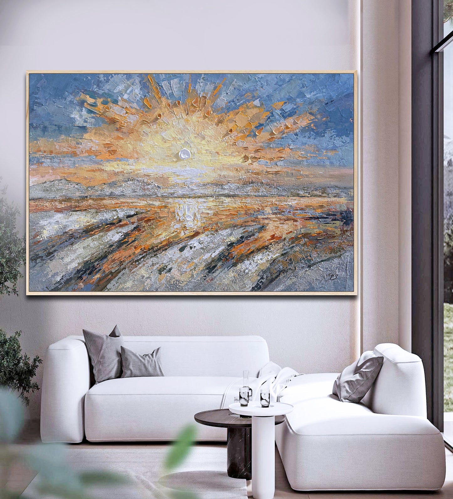 Radiant Gold Sunset