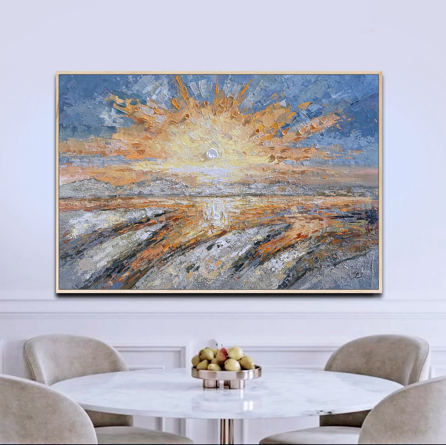 Radiant Gold Sunset