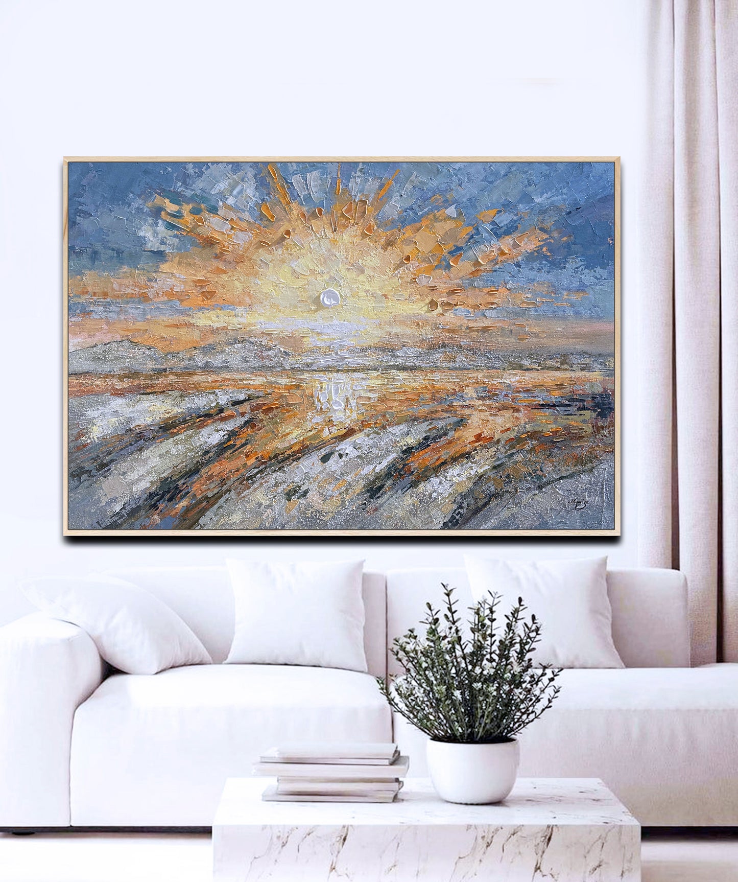 Radiant Gold Sunset