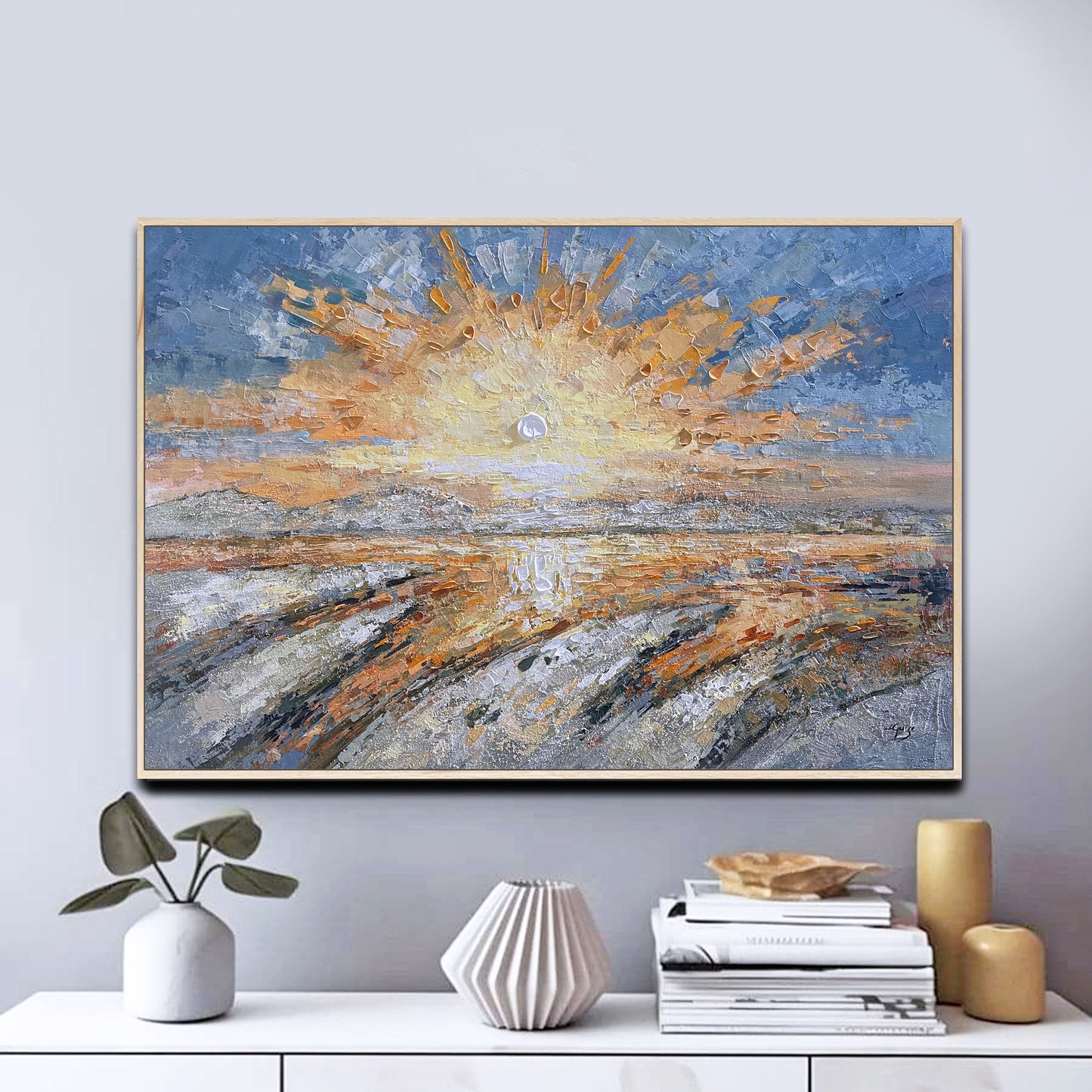 Radiant Gold Sunset