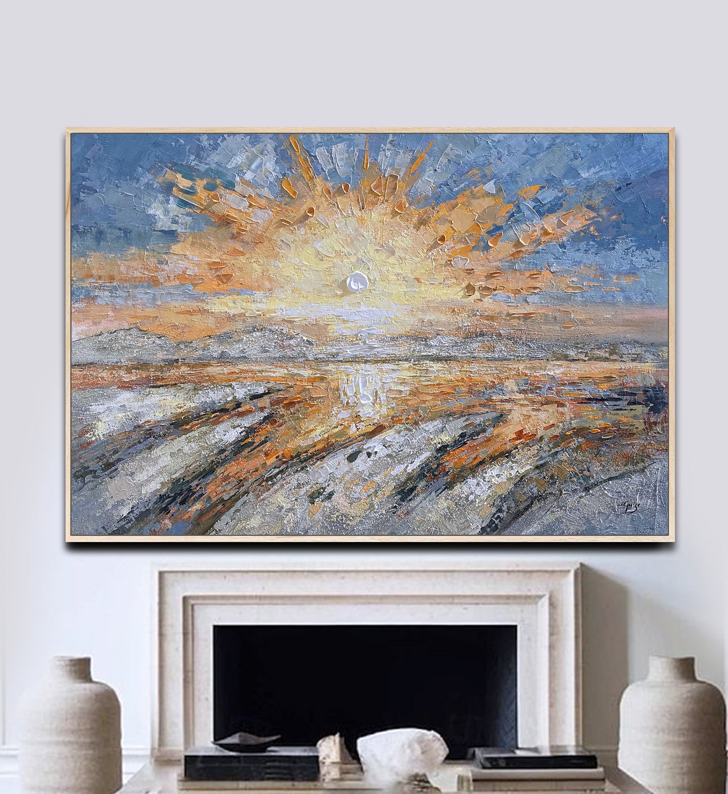 Radiant Gold Sunset