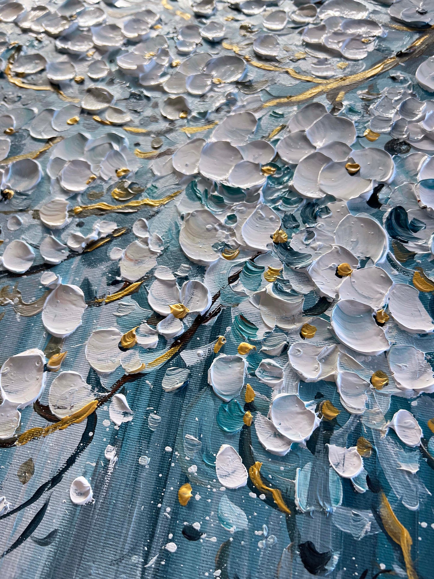 Blue Sakura Branches