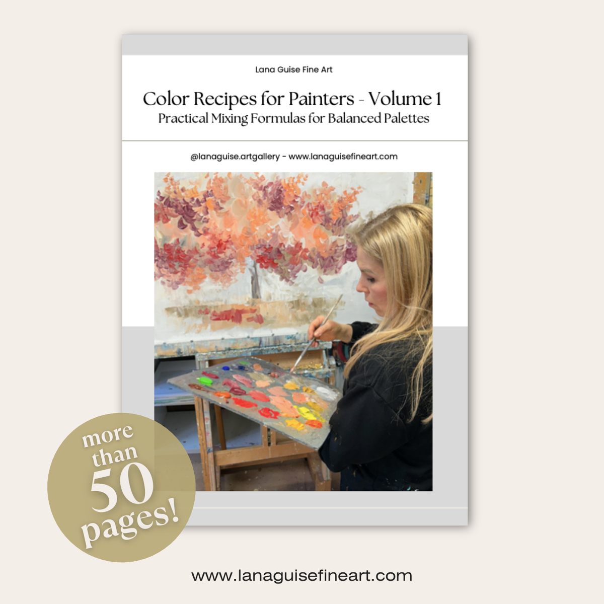 Color Recipes for Painters Vol 1 - Color Mixing Guide PDF or Paperback ...