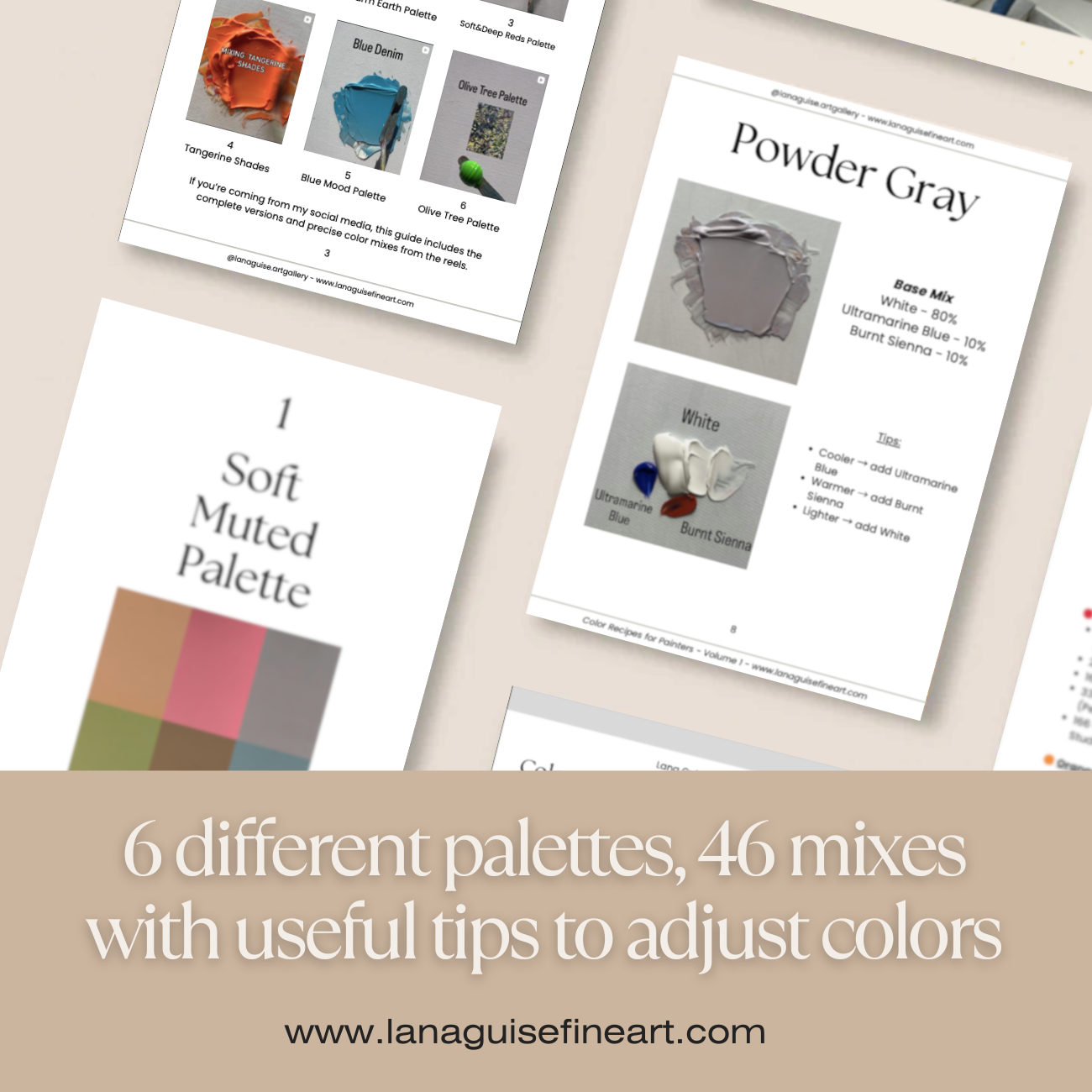 Color Recipes for Painters – Volume 1