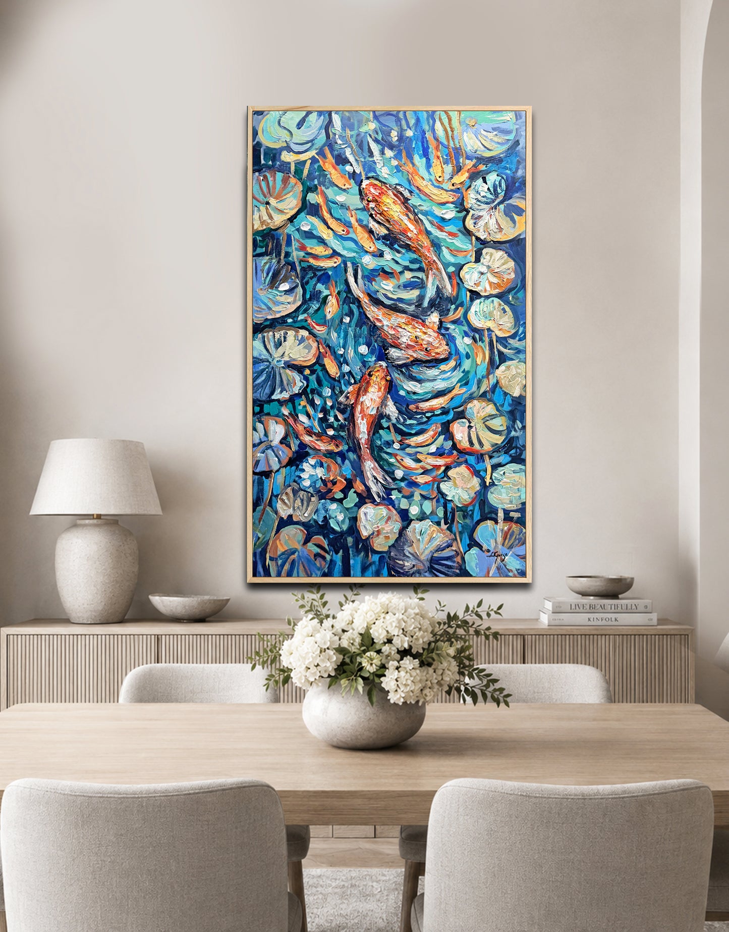 Golden Koi Fish