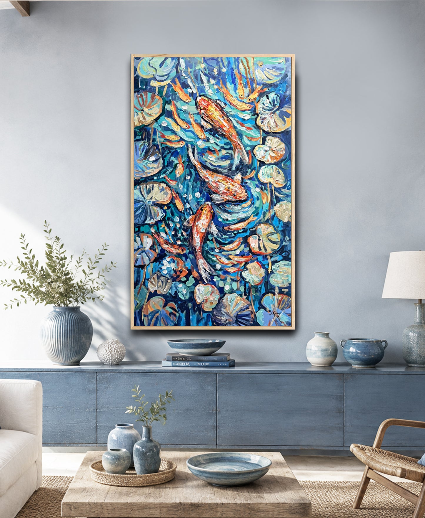 Golden Koi Fish