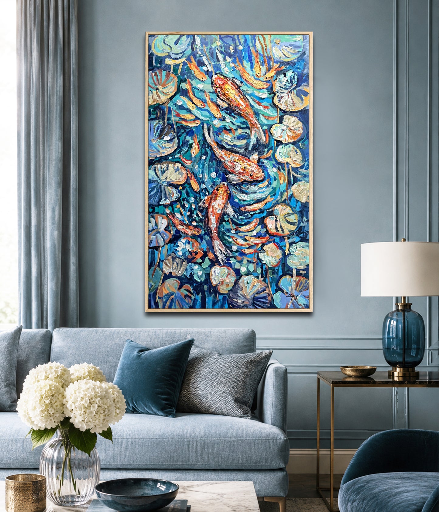 Golden Koi Fish