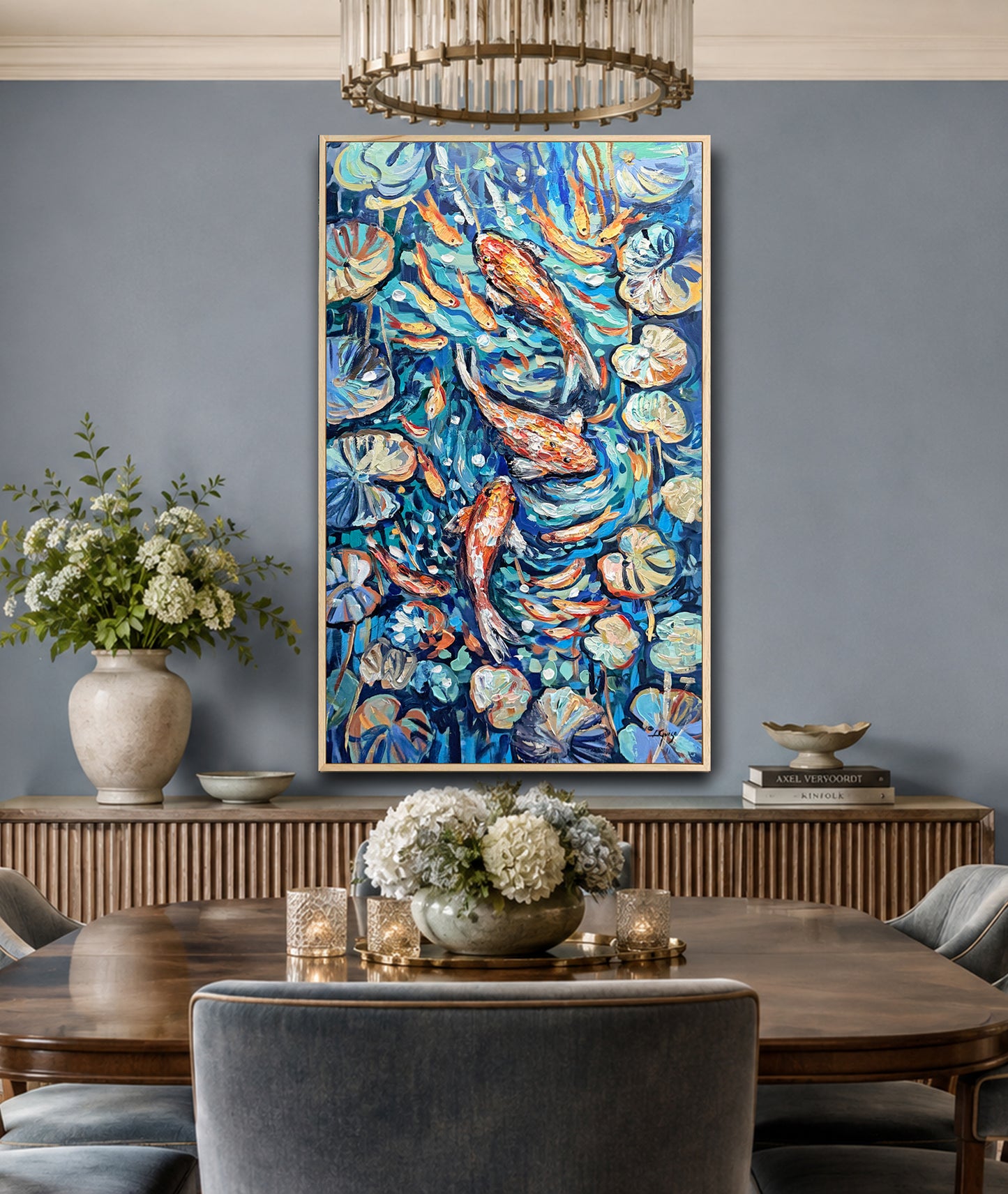 Golden Koi Fish