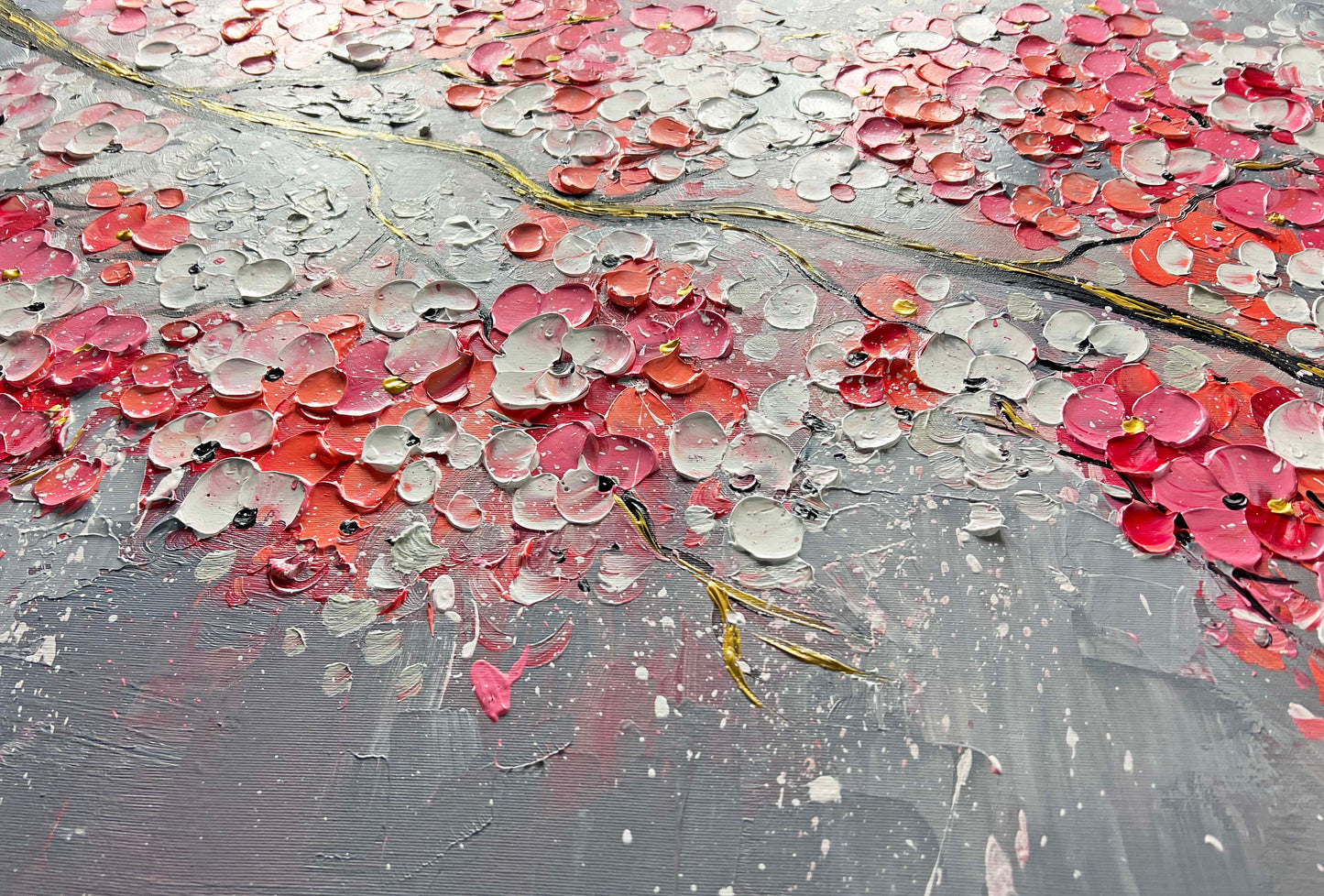 Sakura Red Blossoms